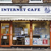 ロンドンのネットカフェ